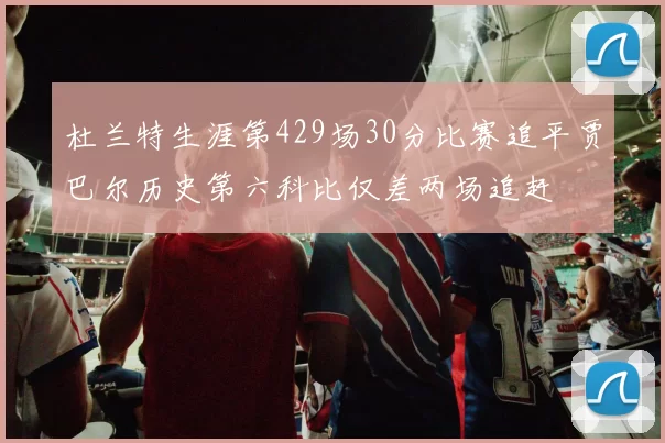 杜兰特生涯第429场30分比赛追平贾巴尔历史第六科比仅差两场追赶
